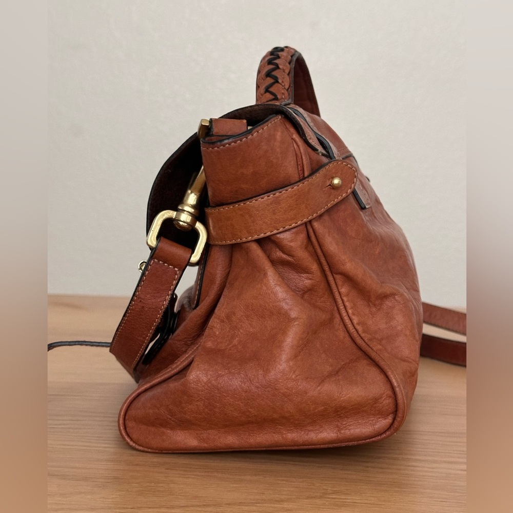 Mulberry Alexa Oak Soft Buffalo Leather Satchel - Picture 3 of 15